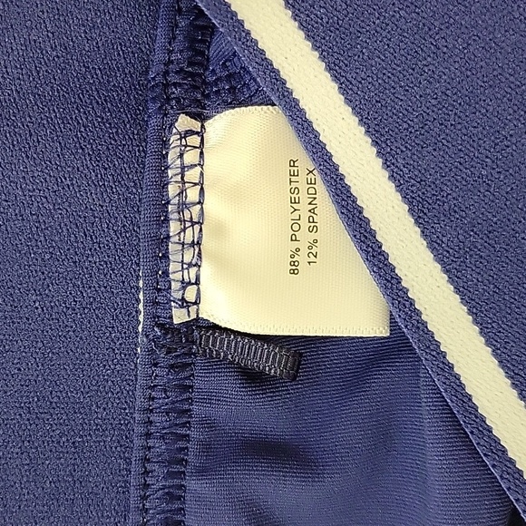 Peter Millar Navy Blue Patterned Women's Tennis Skort Sz Large - Picture 5 of 5